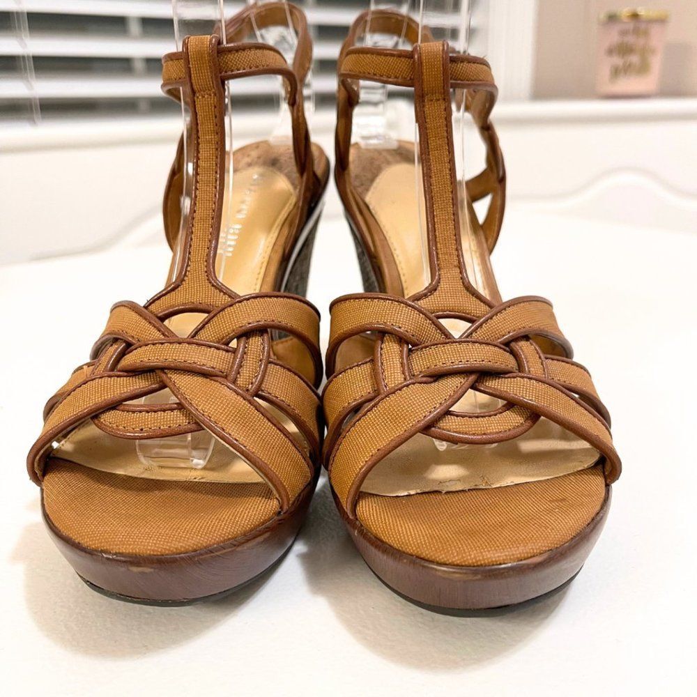 Women's Wedge Platform Sandals Size 8.5M - Picture 13 of 14